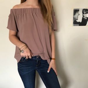 Cute off the shoulder top